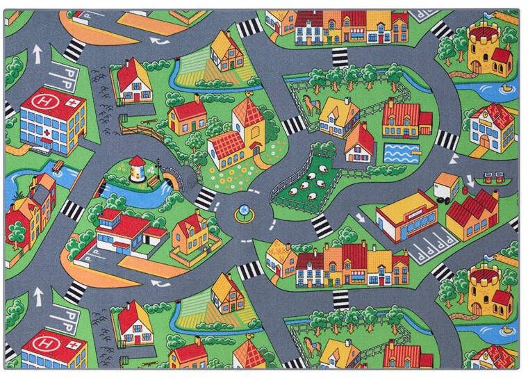 Carpet Studio Little Village Speelkleed Roze 140x200cm