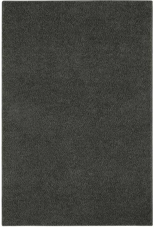 Carpet Studio Softissimo Vloerkleed 115x170cm Hoogpolig Tapijt Woonkamer Tapijt Slaapkamer Kleed Antraciet