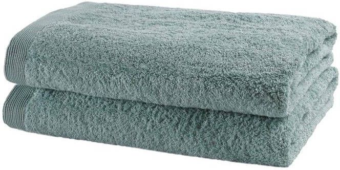 Casilin Como Badhanddoeken 70 x 140cm Groen 2 Stuks