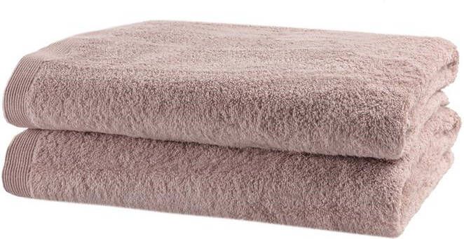 Casilin Como Badhanddoeken 70 x 140cm Roze 2 Stuks