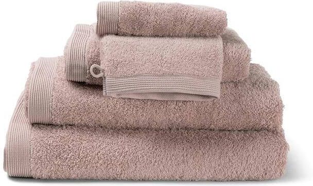 Casilin Como Handdoek set Badlaken (set|5) Roze Set van 5 stuks
