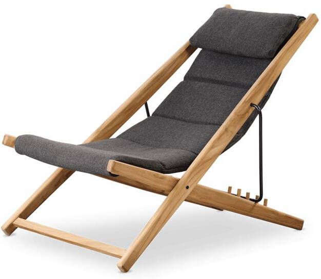 Chill-Dept. Beaver Creek Outdoor Loungestoel Charcoal