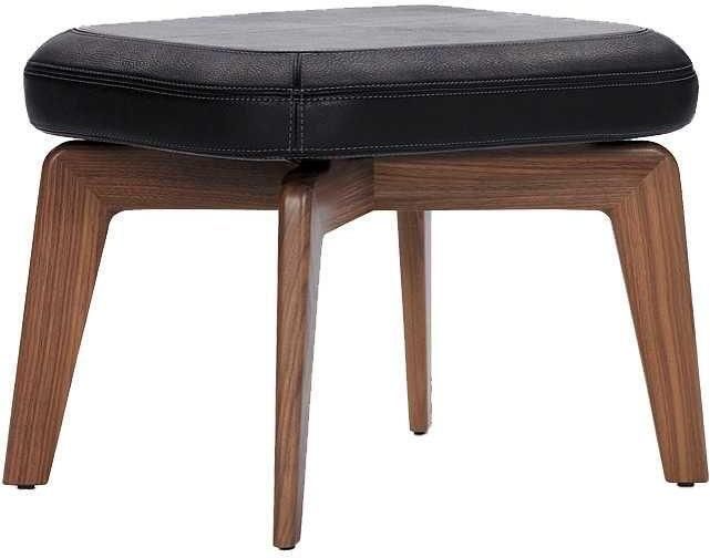 ClassiCon Munich voetenbank zwart leer