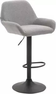 CLP Barkruk Braga Zwart Frame Stof