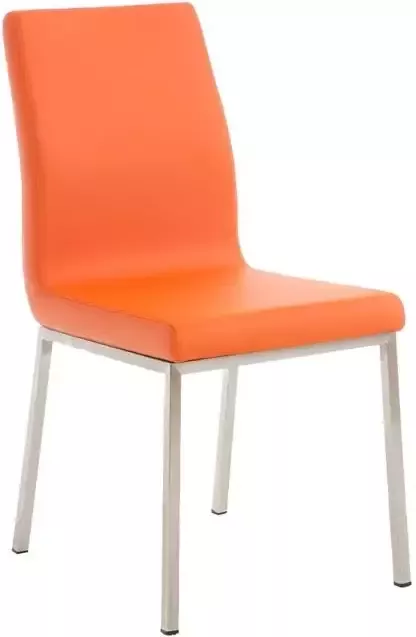 Clp Colmar Eetkamerstoel Kunstleer oranje