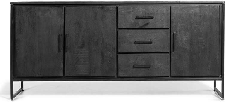Collectables Dressoir Liam 180x80x40cm zwart