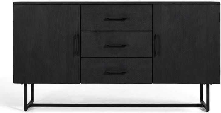 Collectables Dressoir Pristina 150x80x40cm mangohout zwart - Foto 2