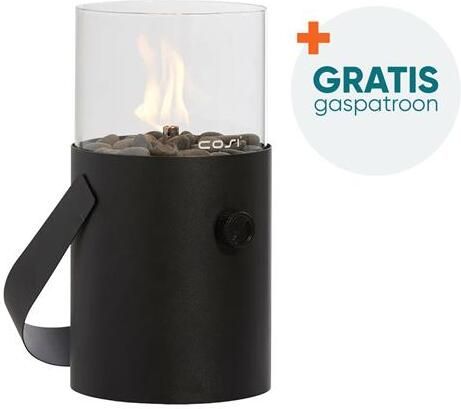 Cosi scoop black Original gaslantaarn met gaspatroon