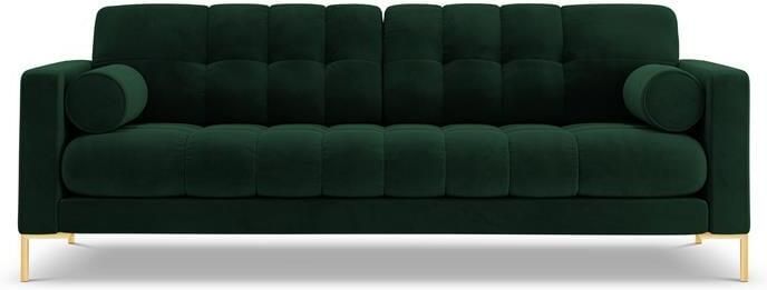 Cosmopolitan Design Bali 3-zitsbank Flessengroen Goud