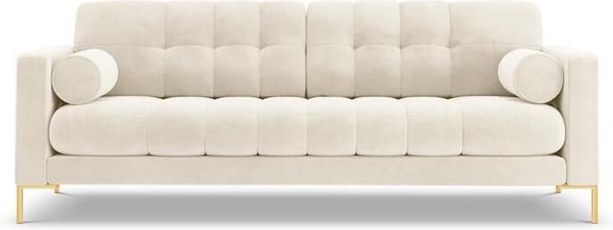 Cosmopolitan Design Bali 3-zitsbank Lichtbeige Goud