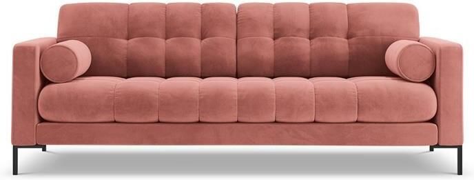 Cosmopolitan Design Bali 3-zitsbank Roze Zwarte Poten