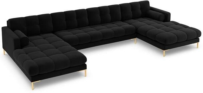 Cosmopolitan Design Bali U-bank Zwart Goud