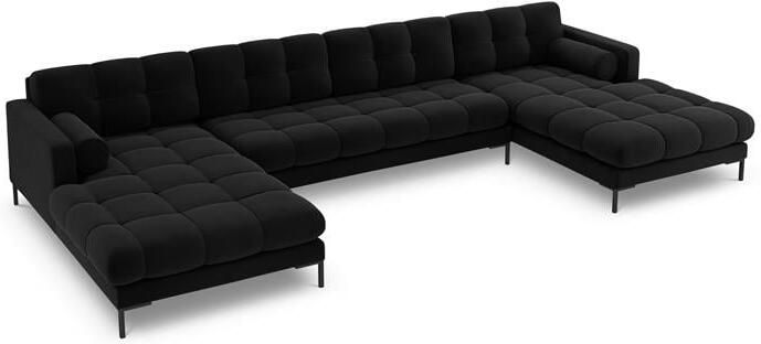 Cosmopolitan Design Bali U-bank Zwart Zwart