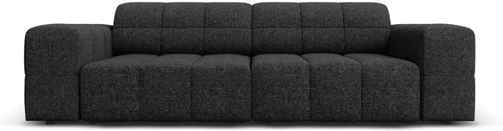 Cosmopolitan Design Chicago 3-zitsbank Chenille Zwart