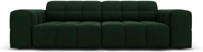 Cosmopolitan Design Chicago 3-zitsbank Velvet Flessengroen