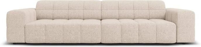 Cosmopolitan Design Chicago 4-zitsbank Chenille Lichtbeige