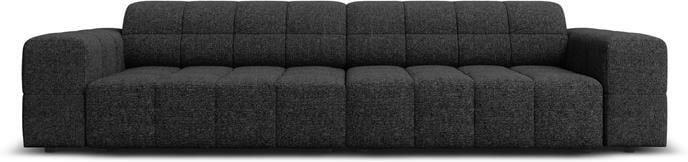 Cosmopolitan Design Chicago 4-zitsbank Chenille Zwart