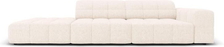 Cosmopolitan Design Chicago 4-zitsbank Links Open Chenille Crème