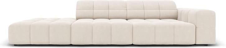 Cosmopolitan Design Chicago 4-zitsbank Links Open Velvet Crème