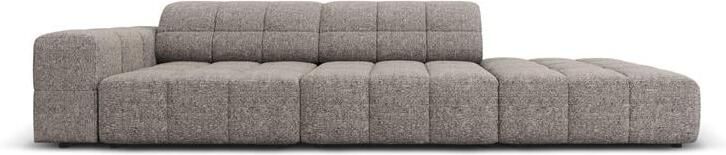 Cosmopolitan Design Chicago 4-zitsbank Rechts Open Chenille Lichtgrijs