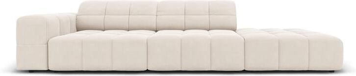 Cosmopolitan Design Chicago 4-zitsbank Rechts Open Velvet Crème
