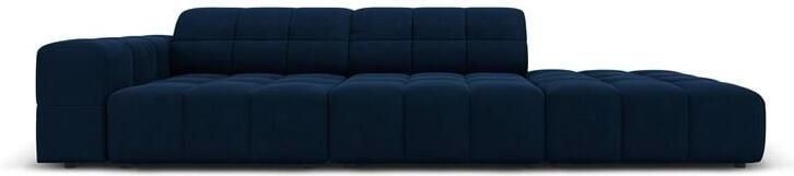 Cosmopolitan Design Chicago 4-zitsbank Rechts Open Velvet Koningsblauw