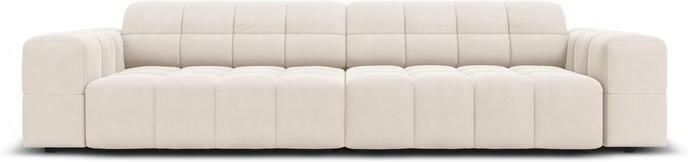 Cosmopolitan Design Chicago 4-zitsbank Velvet Crème