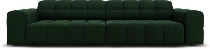 Cosmopolitan Design Chicago 4-zitsbank Velvet Flessengroen