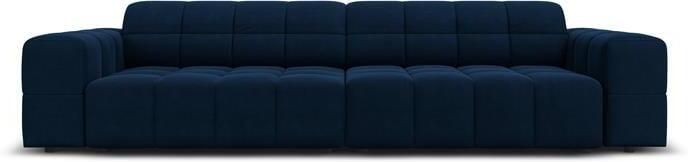 Cosmopolitan Design Chicago 4-zitsbank Velvet Koningsblauw