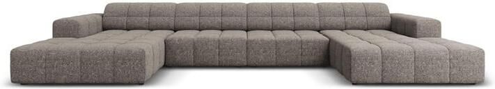 Cosmopolitan Design Chicago U-bank Chenille Grijs