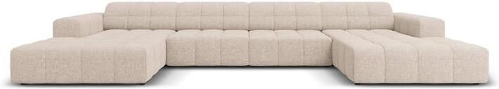 Cosmopolitan Design Chicago U-bank Chenille Lichtbeige