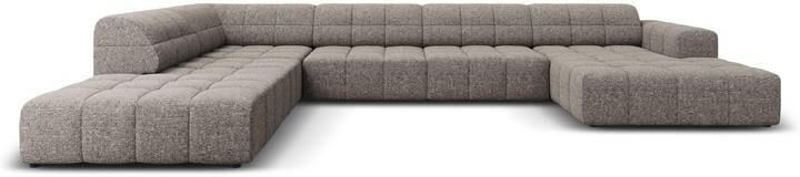 Cosmopolitan Design Chicago U-bank Hoek Links Chenille Lichtgrijs