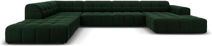 Cosmopolitan Design Chicago U-bank Hoek Links Velvet Flessengroen