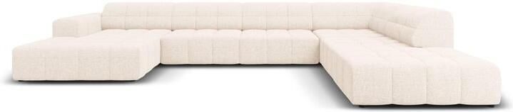 Cosmopolitan Design Chicago U-bank Hoek Rechts Chenille Crème