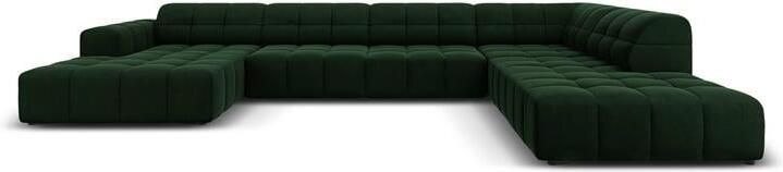 Cosmopolitan Design Chicago U-bank Hoek Rechts Velvet Flessengroen