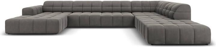 Cosmopolitan Design Chicago U-bank Hoek Rechts Velvet Grijs