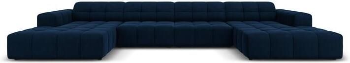 Cosmopolitan Design Chicago U-bank Velvet Koningsblauw