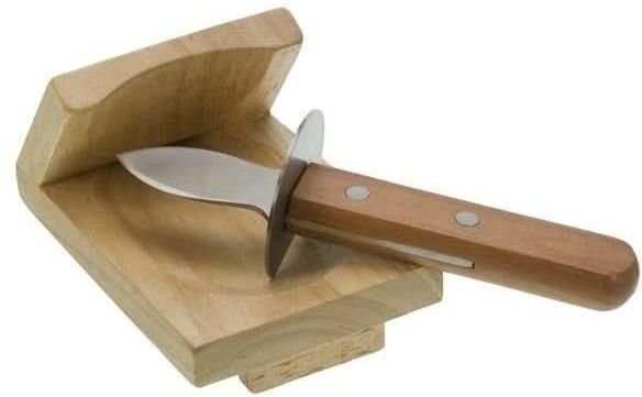 Cosy & Trendy Oestermes Met Houten Oesterhouder