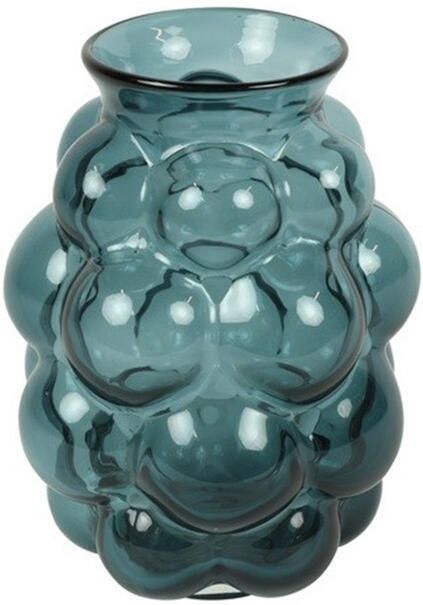 Countryfield vaas Bubblegum Medium petrol blauw D16 x H21 cm