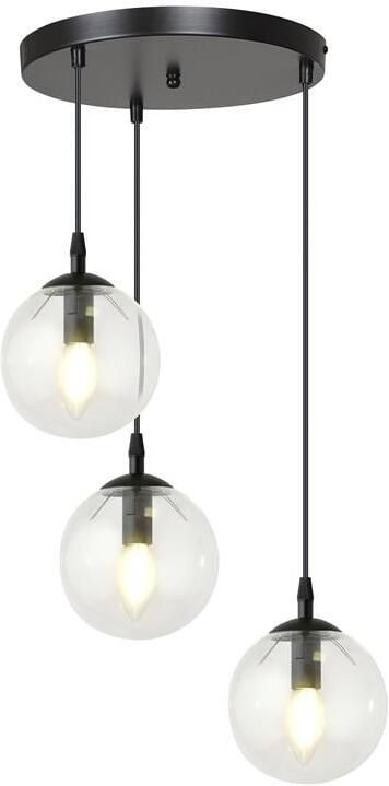 Cozyhouse 3-lichts hanglamp Wanda rond