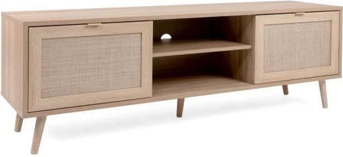 Cstore TV meubel 2 deuren 2 lades -Sonoma eiken decor L150xD40xH52cm - Foto 2