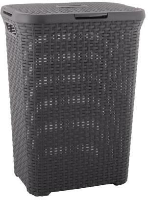 Curver Style wasmand 40L antraciet 45x26 5x61 5 cm Leen Bakker - Foto 2