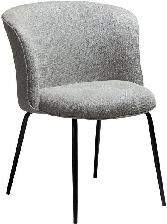 Dan-Form Bliss Aardebruin Bouclé Eetkamerstoel set van 2