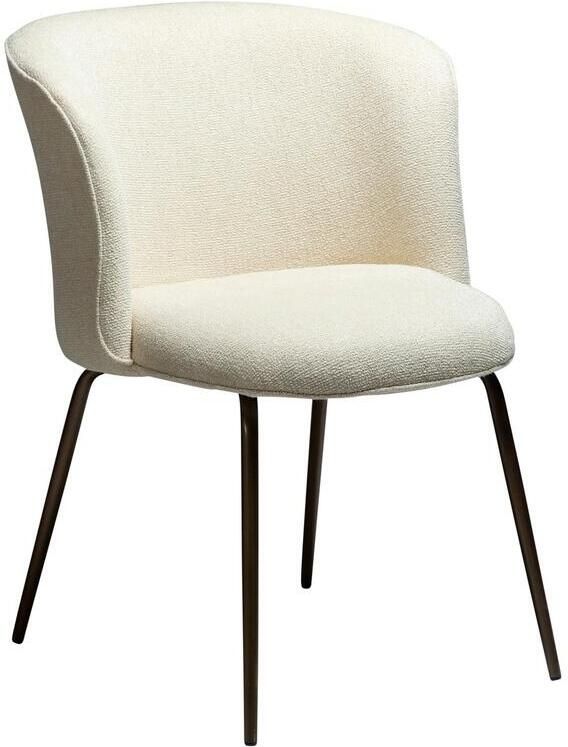 Dan-Form Bliss Amandel Bouclé Eetkamerstoel set van 2