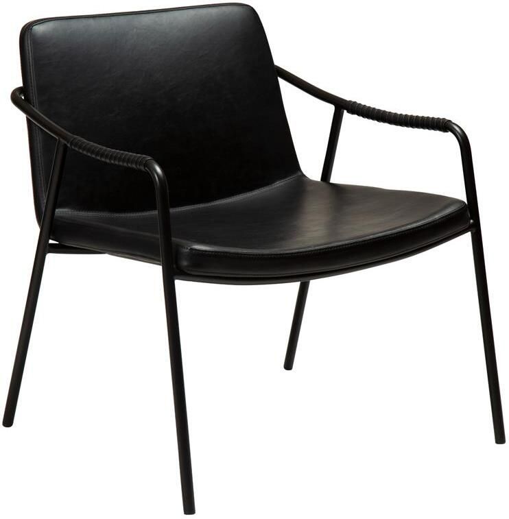 Dan-Form Boto Loungestoel Kunstleder Zwart