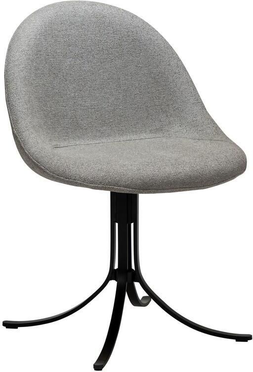 Dan-Form Dolo Aardebruin Bouclé Draaistoel set van 2