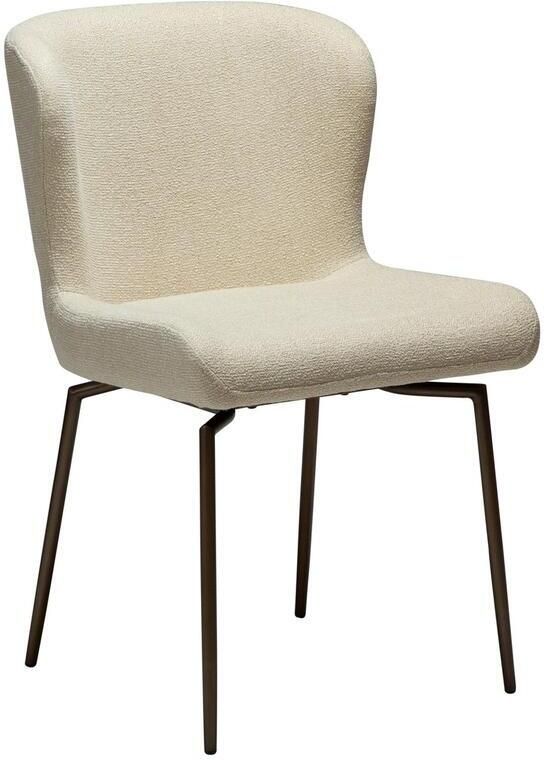 Dan-Form Glam Amandel Bouclé Draaistoel set van 2