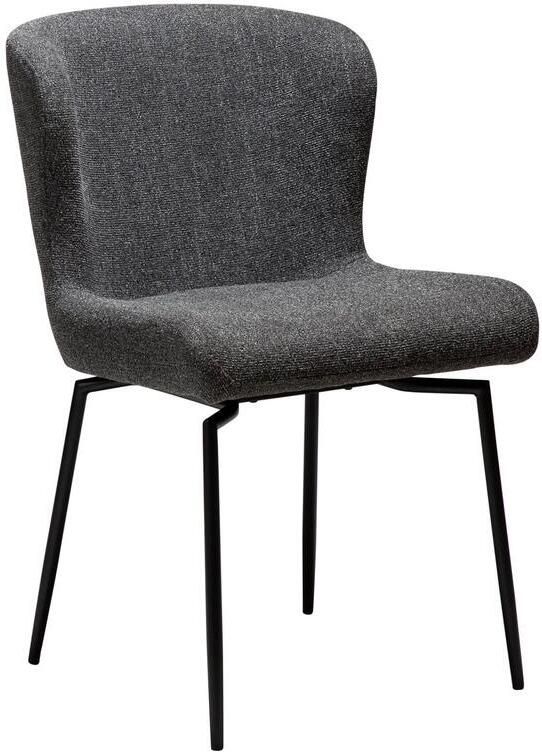 Dan-Form Glam Grijs Bouclé Draaistoel set van 2