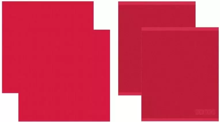 DDDDD 2x theedoek + 2x keukendoek Logo Red - Foto 1