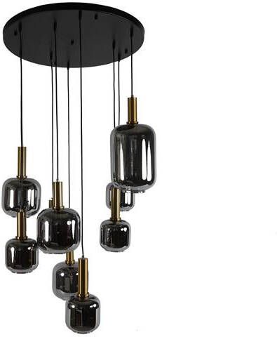 Countryfield Hanglamp Galaxy Zwart Rond 9 lampen E27 - Foto 2